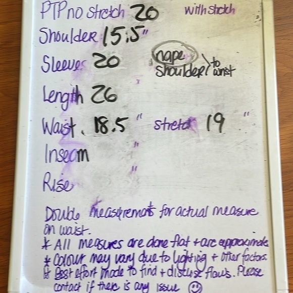 Olsen S black soft shirt with gold tone embellishments at neck and 3/4 sleeves - Picture 5 of 6